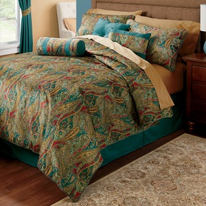 Bristol Velvet 7-Piece Bed Set, , large