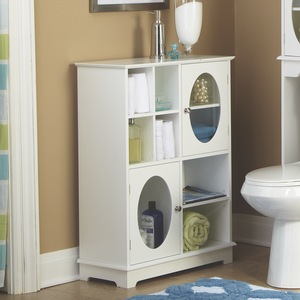 Short Oval Towel Cabinet, , large