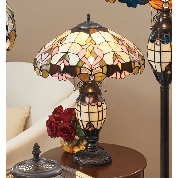 Wicklow Stained Glass Table Lamp, , large