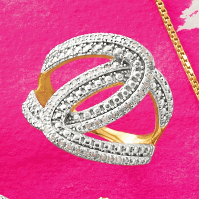 Diamond Loops Ring, , large