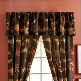 Autumn Leaves Valance, , large