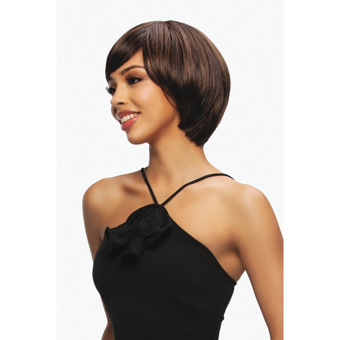 Vivica Fox Lina Human Hair Wig, Off Black, large