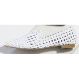 Woven Flat, White, large