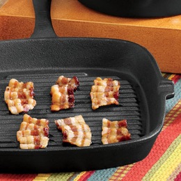 Pre-Seasoned Cast Iron Skillet and Grill Pan Set, , large
