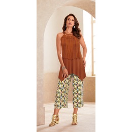 Deandra Two Top Abstract Gaucho, , large
