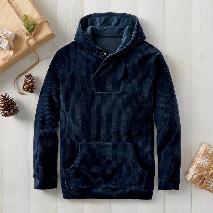 Men&#39;s Corduroy Hoodie, , large