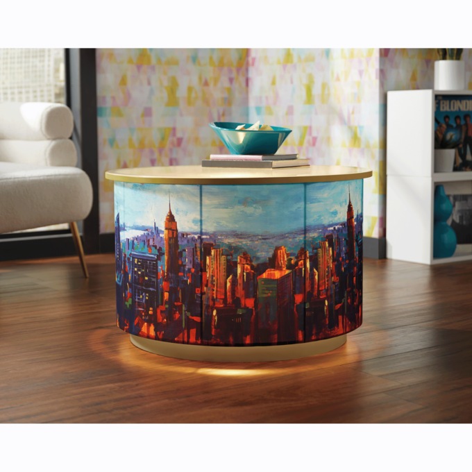 Cityscape Lit Coffee Table, , large