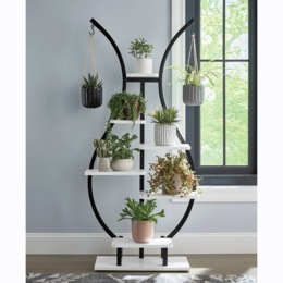 Mia Tall Tiered Plant Stand, , large