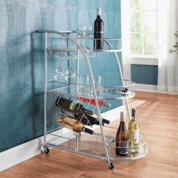 Tracey Mobile Wine Rack, , large