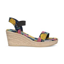 Monroe and Main Print Espadrille Sandal, , large