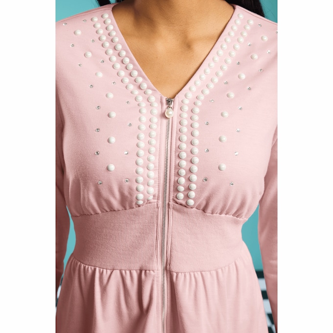 Tricia Pearl-Trim Active Set, , large