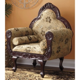 Flourished Carved Armchair, , large