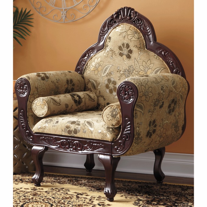 Flourished Carved Armchair, , large