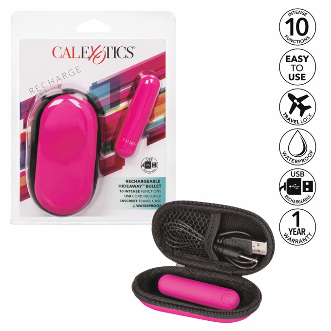 Rechargeable Hideaway Bullet Vibrator, , large