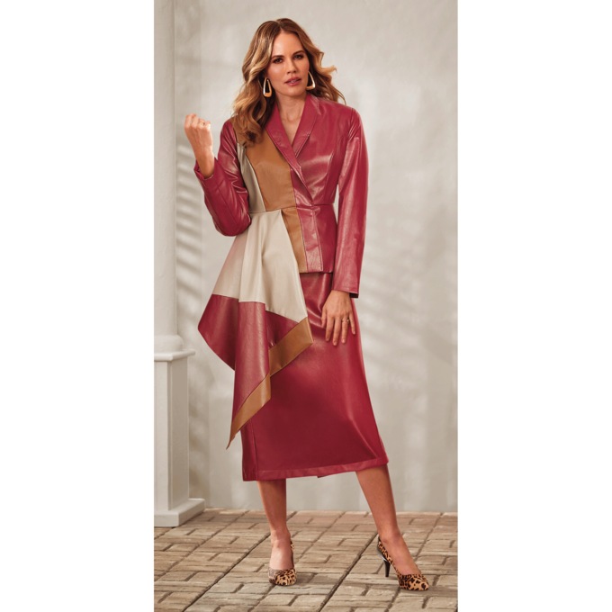 Teana Skirt Suit, , large