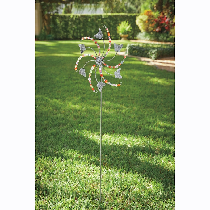 Butterfly Spinner, Silver, large