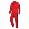 Casual 2-Piece Men's Active Set with Side Stripe Accents, Red, large