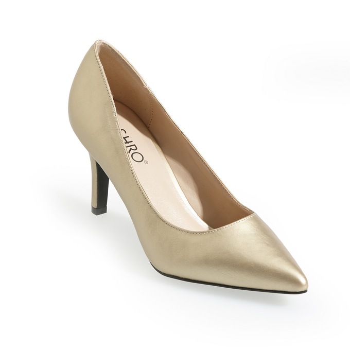 Classic Faux-Leather Pump, , large