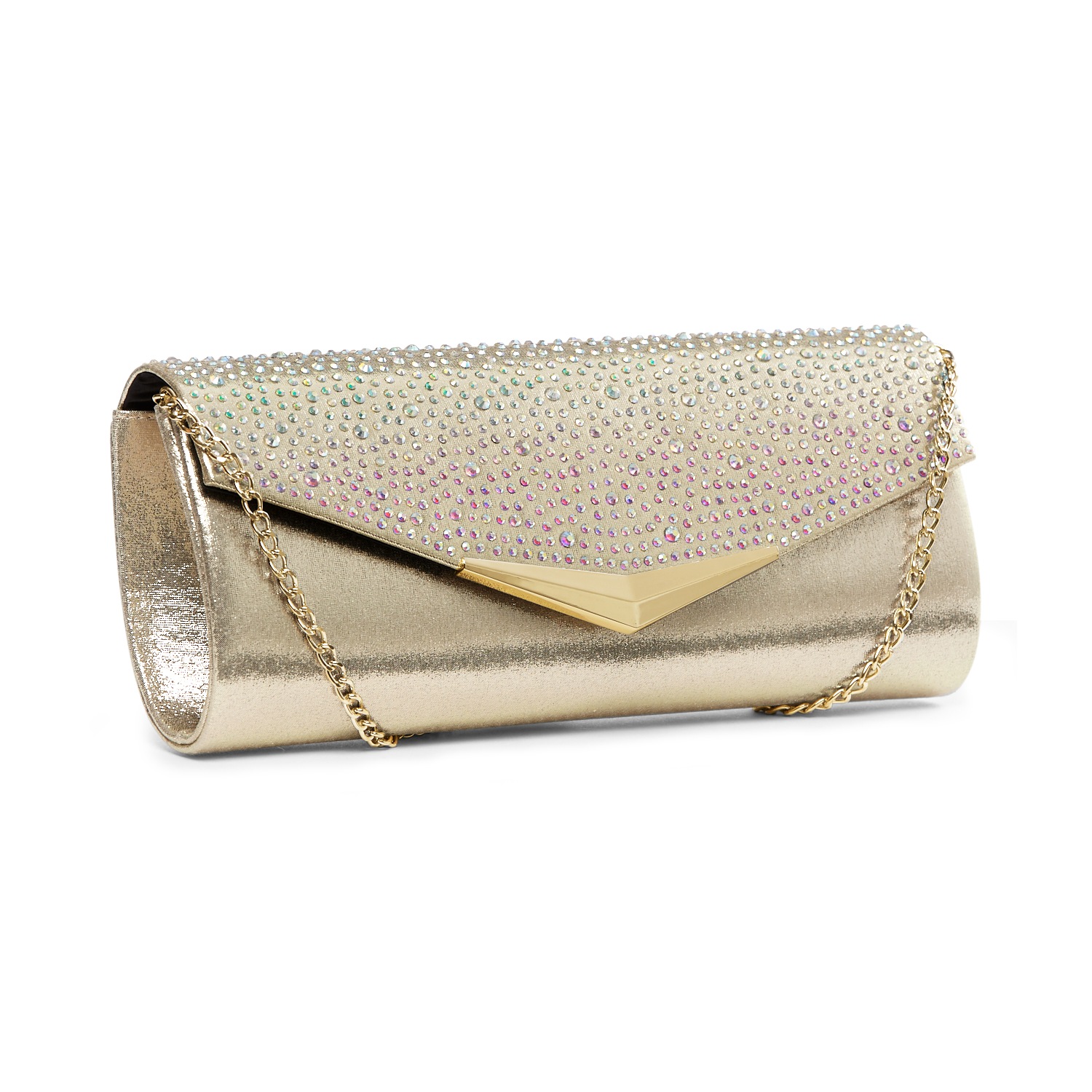 gold embellished clutch