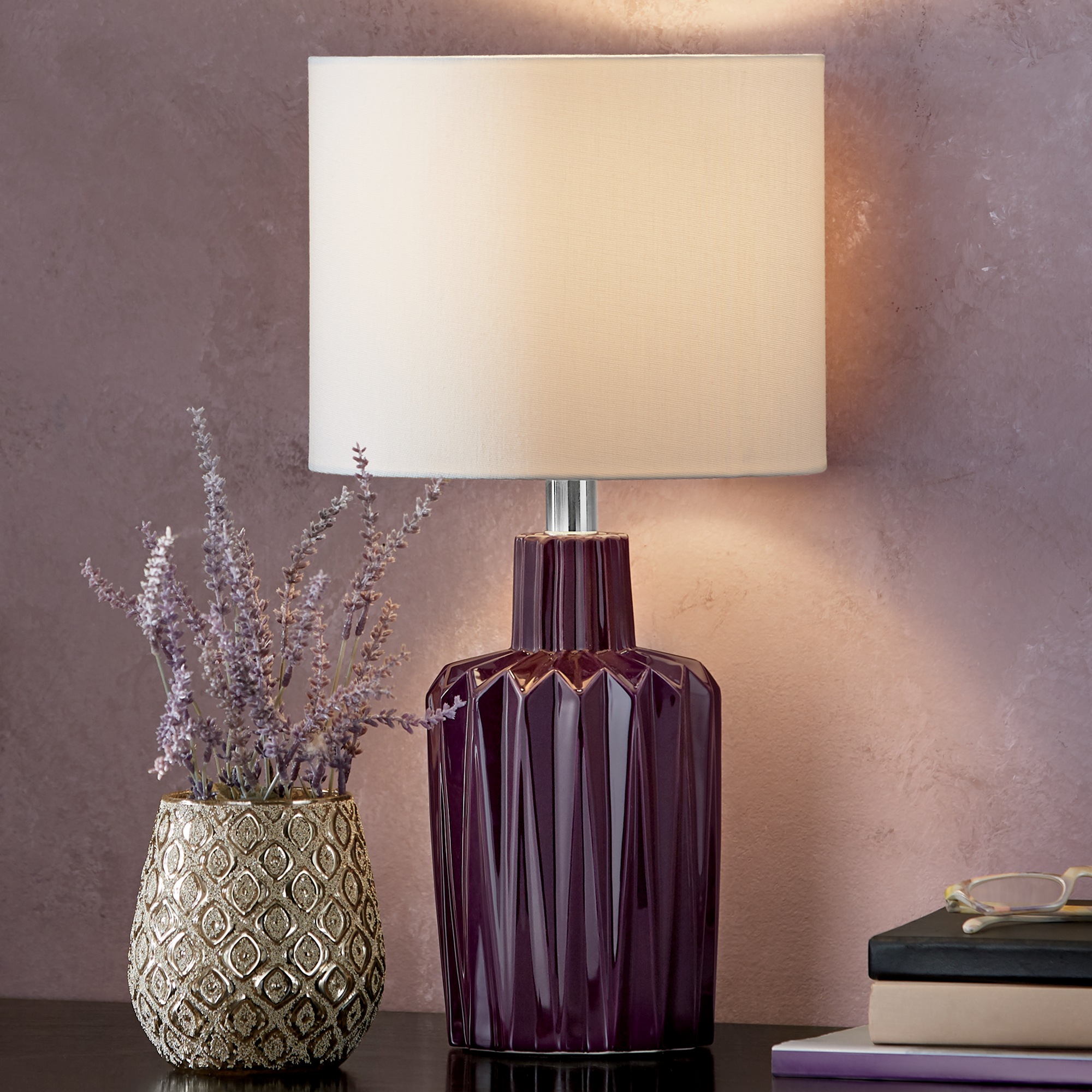 velvet table lamp