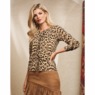Nellie Button-down Cardigan in Jersey Knit, , large
