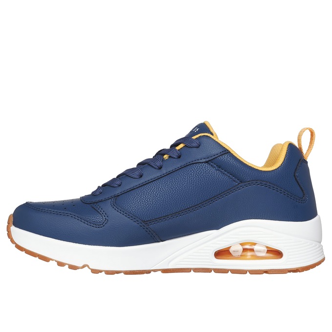 Skechers Men's Uno - Alder Lace-Up, Navy Yellow, large