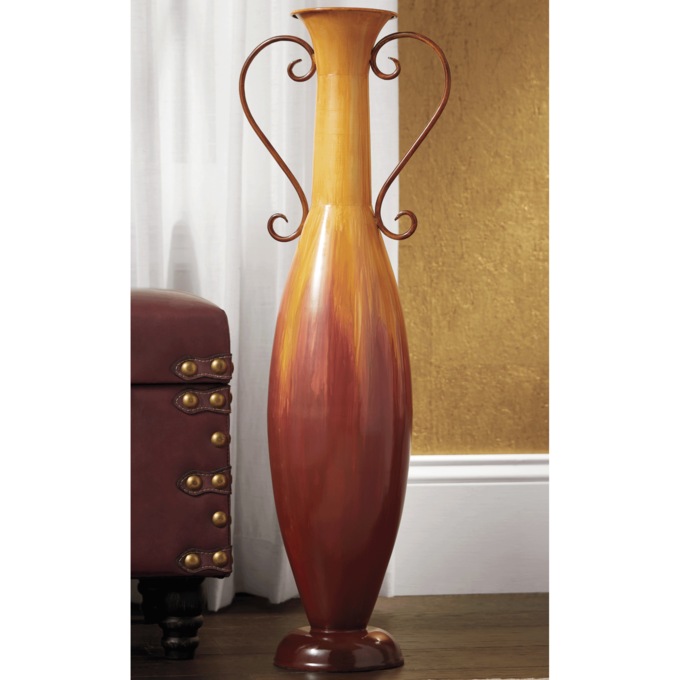 Global Metal Floor Vase, , large
