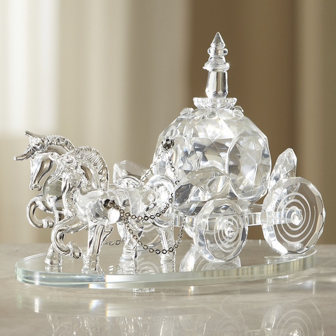 Crystal Wedding Coach Midnight Velvet