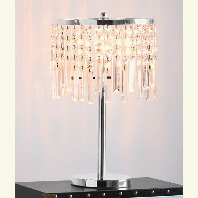 Crystal Dangle Lamps, Clear, large