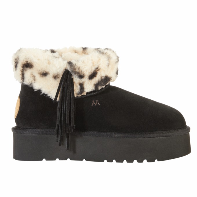 Mykos Amari Sheepskin Genuine Suede Bootie, , large