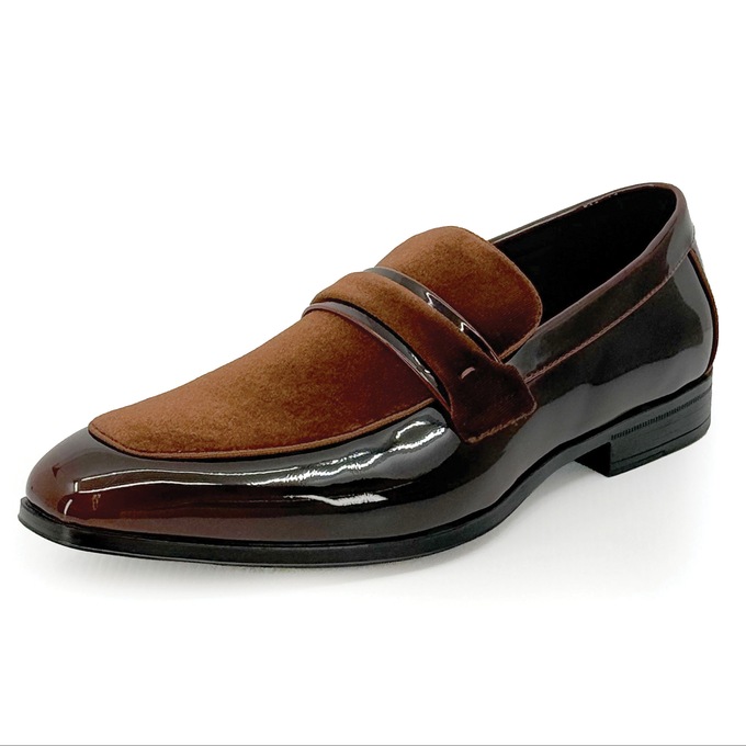 Stacy Adams Spratley Men's Velour Slip-On Dress Shoe, , large