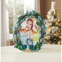 Peacock Picture Frame, , large