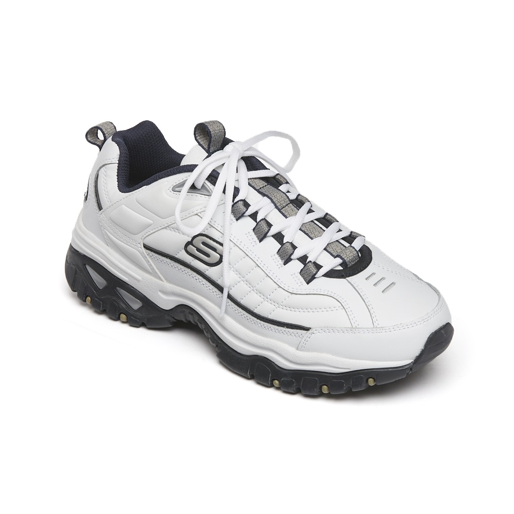 Skechers Men's Energy - After Burn Shoe, Size 9.5, White Navy