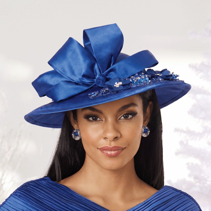 Felicite Hat, Bright Navy, large