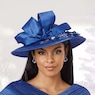 Felicite Hat, Bright Navy, large