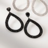 Crystal Teardrop Earrings, , large