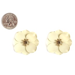 Flower Stud Earrings, , large