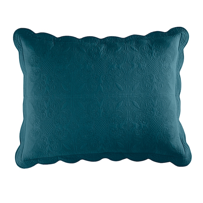 Chateau Cotton Sham with Scalloped Edges, , large