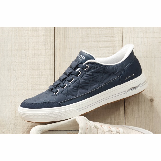 Skechers Women's Slip-Ins Arch Fit Arcade Cuddle Steps Shoe, , large