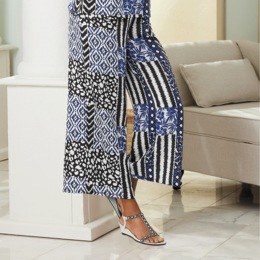 Pamina Patch-Print Pant, , large