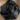 Rosette Faux-Pearl Earrings, Black, swatch