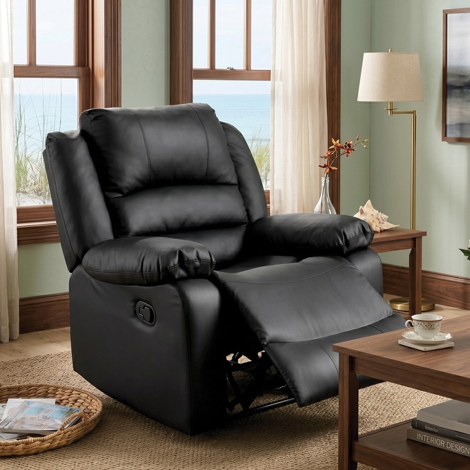 Overstuffed Recliner, , large