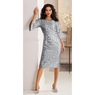Ryland Jacquard Sheath Dress, , large