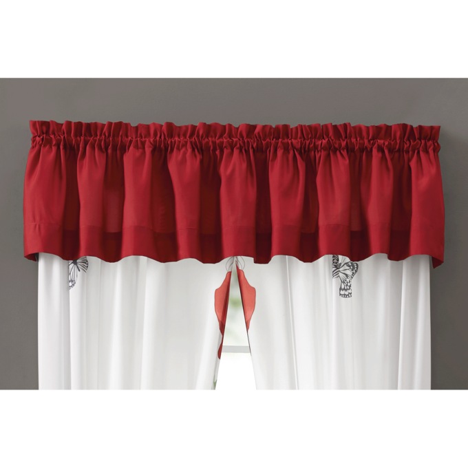 Paris Poppies Valance, , large