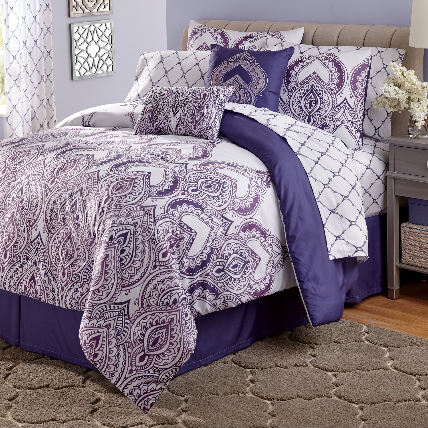 Geneva 10-Piece Comforter Set | Midnight Velvet