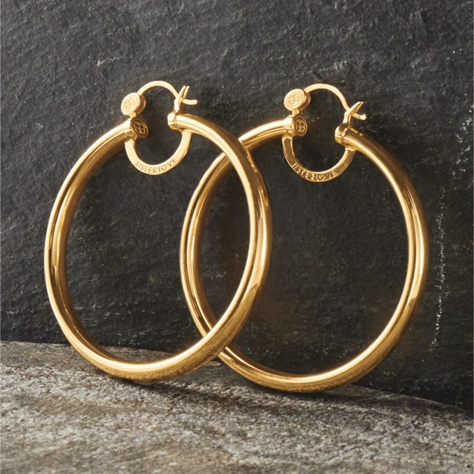 Sister Love Hi Fashion Hoops, , large