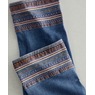 Metallic Embroidered Jean, , large