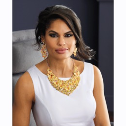 Crystal Butterfly Necklace &amp; Earring Set, , large