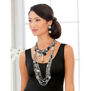 Seed Bead Long Necklace, , large