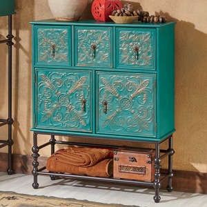 Embossed Floral Cabinet, , large